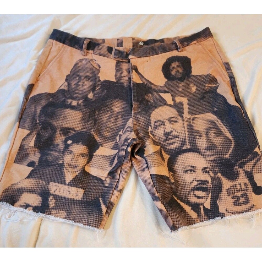 Black Culture History Civil Rights  Shorts 4XL Cotton MLK Jr Juneteenth History